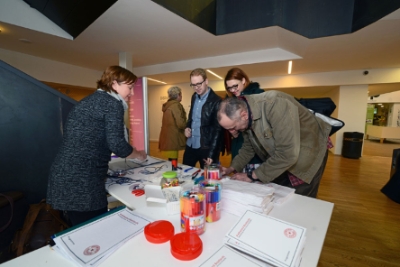 Delegates arrive and sign-in at mac birmingham