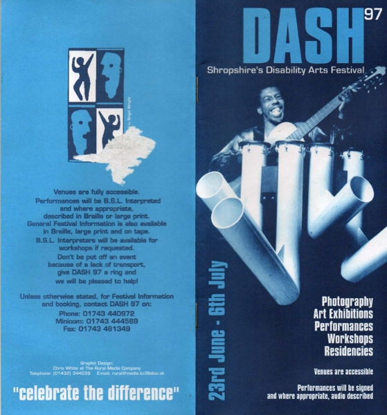 1997 Festival of Disability Arts event programme