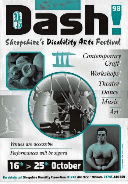 Festival of DA in 1998 - Disability Arts in Shropshire